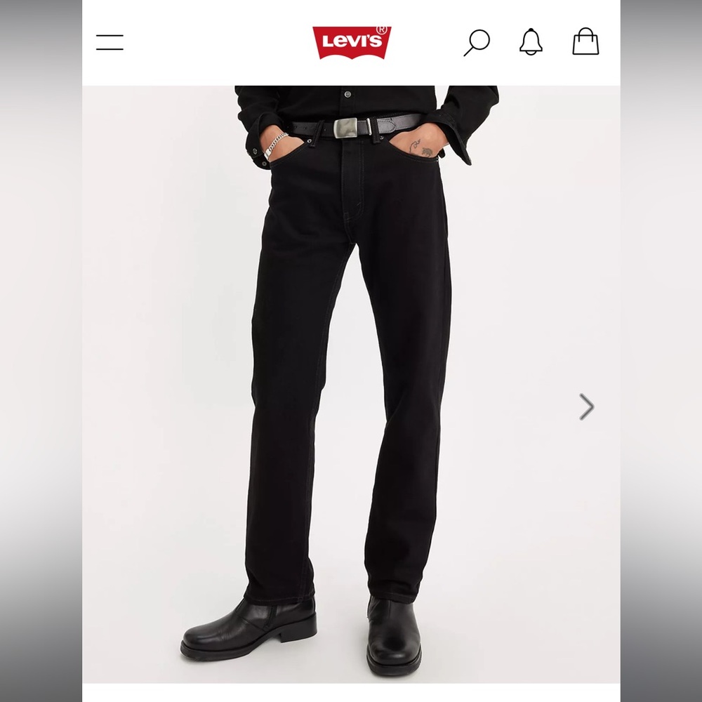 Levi's 505 size 30, black